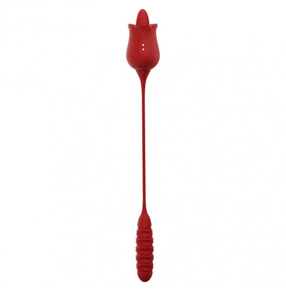 MizzZee - Kiss Tongue Vibrator (Chargeable - Red)